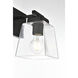 Merrick 1 Light 5 inch Black Bath Sconce Wall Light
