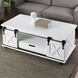 Presley 47 X 47 inch Antique White Coffee Table