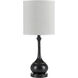 Tapron 25 inch 100 watt Dark Bronze Accent Table Lamp Portable Light