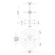 Leo 23 inch White Multi Ceiling Canopy Ceiling Light