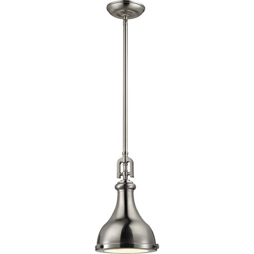 ELK Rutherford 1 Light 9 inch Brushed Nickel Mini Pendant Ceiling Light 57050/1 - Open Box