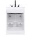 Alden 24 X 35 inch White Bathroom Vanity Cabinet