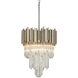 Mystique 16 inch Modern Silver Leaf Pendant Ceiling Light 