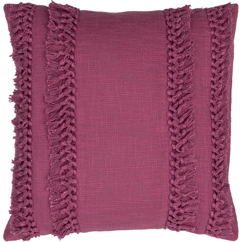 Katie 18 inch Mauve Pillow Kit in 18 x 18, Square