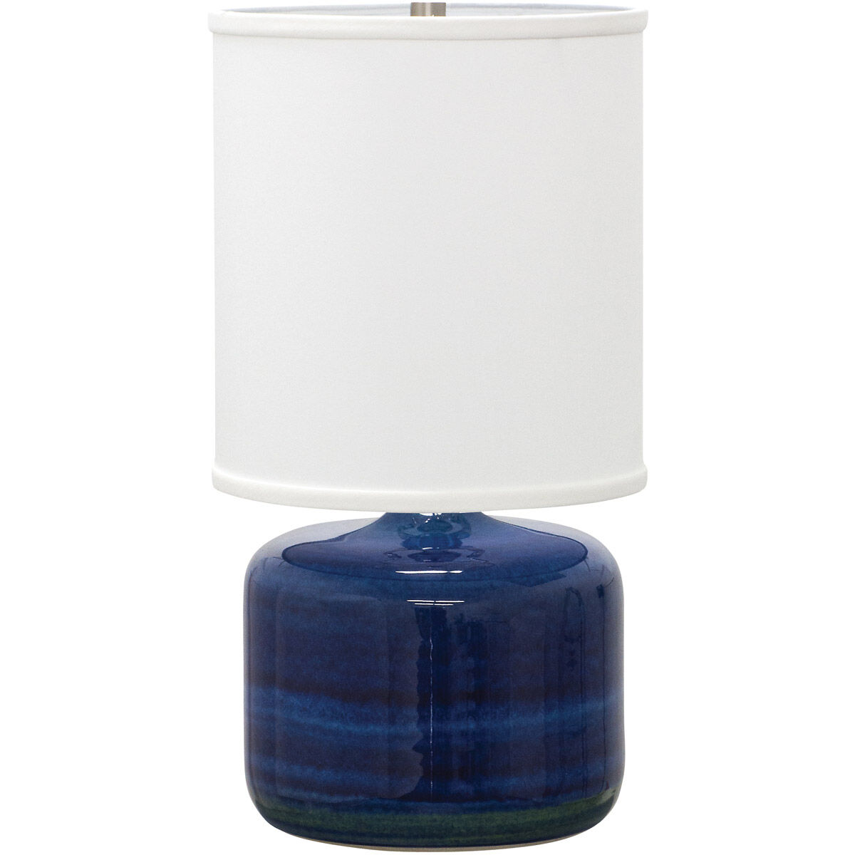 House of Troy GS120 BG Scatchard 20 inch 100 watt Blue Gloss Table
