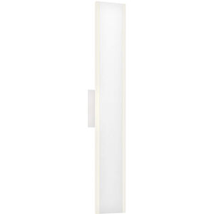 Gemini LED 26 inch White Vanity Light Wall Light, Indoor