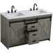 Austin 54 X 34 inch Rustic Grey Bathroom Vanity Cabinet