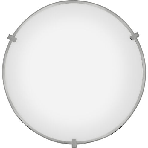 Lowell 3 Light 16 inch Chrome Indoor Flush Mount Ceiling Light in White