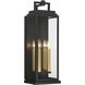Aspen 4 Light 22.5 inch Matte Black Outdoor Sconce