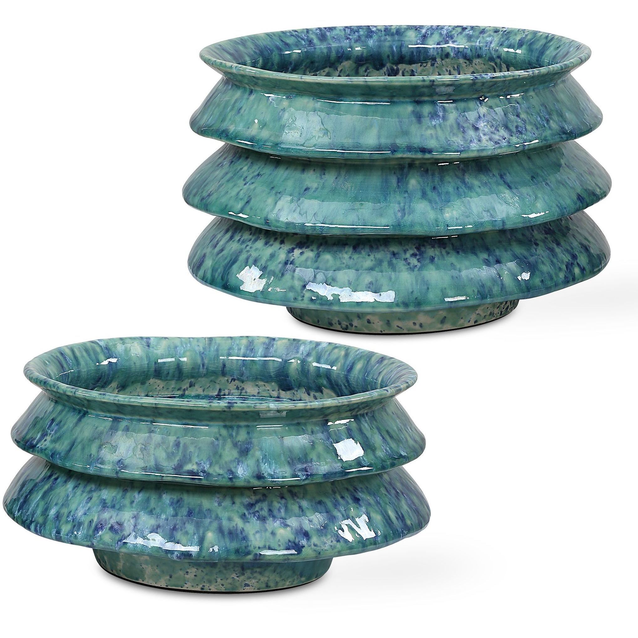 ZigZag 10 X 6.5 inch Bowls, Set of 2