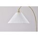Delaney 72 inch 100.00 watt Antique Brass Floor Lamp Portable Light