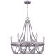 Madison 6 Light 23 inch Gray Chandelier Ceiling Light