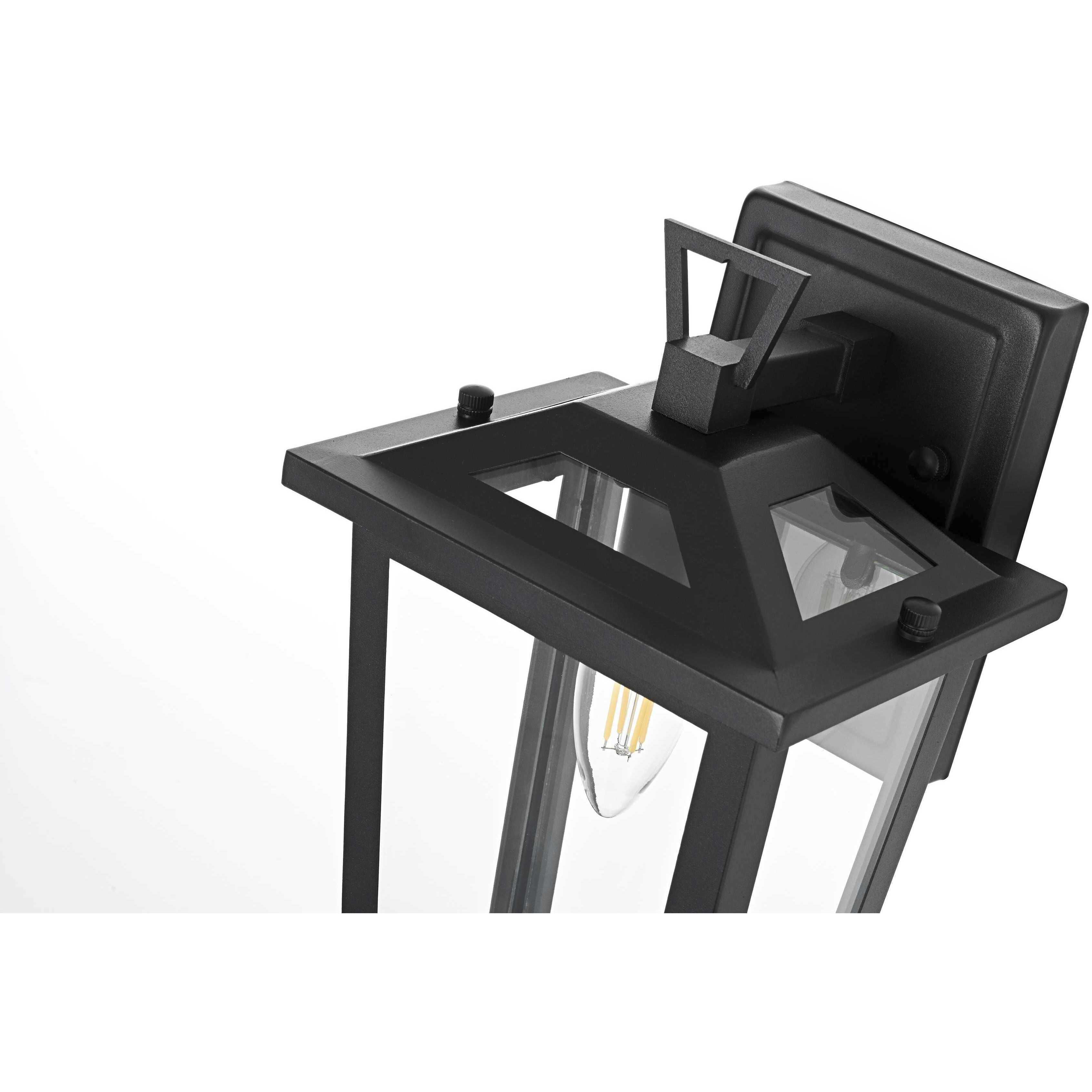 Berks 1 Light 12 inch Black Outdoor Wall Sconce