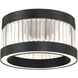 Empra LED 15.75 inch Matte Black Flush Mount Ceiling Light