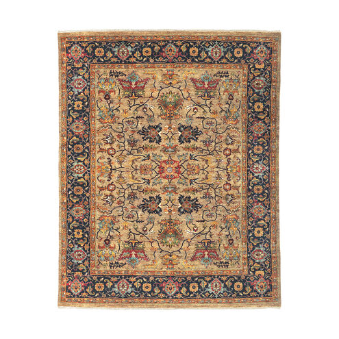 Bursa 108 X 72 inch Brown and Neutral Area Rug, Wool