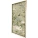 Water Lily Green and Beige and White Framed Art