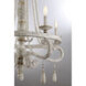 Helena 5 Light 28 inch Provence with Gold Accents Chandelier Ceiling Light