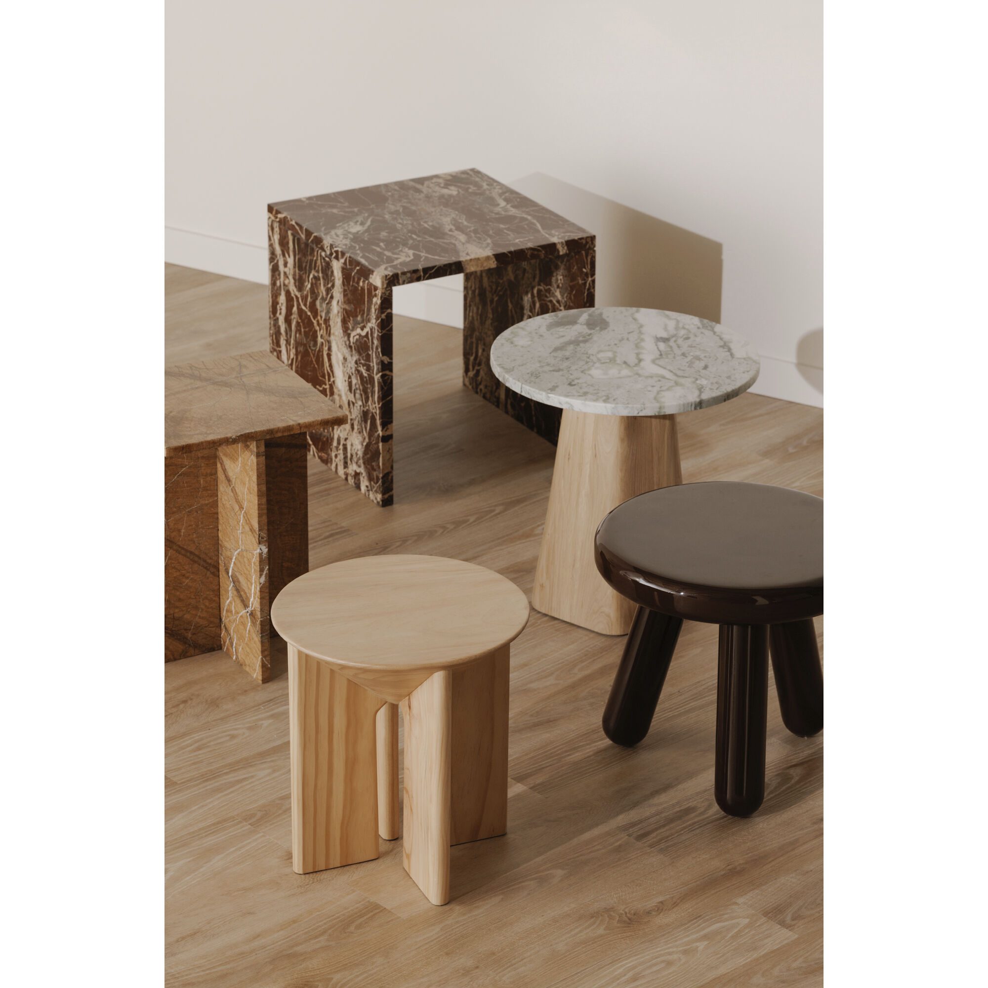 Nekko 18 X 16.5 inch Natural Accent Table