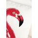 Anita 24 X 6.5 inch Red and White Pillow, Set of 2