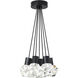 Sean Lavin Kira Pendant Ceiling Light in Black, LED 90 CRI 2200K-3000K, Black Cord, Integrated LED