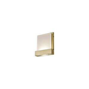Guide LED 6 inch Brass Wall Sconce Wall Light in Brushed Brass