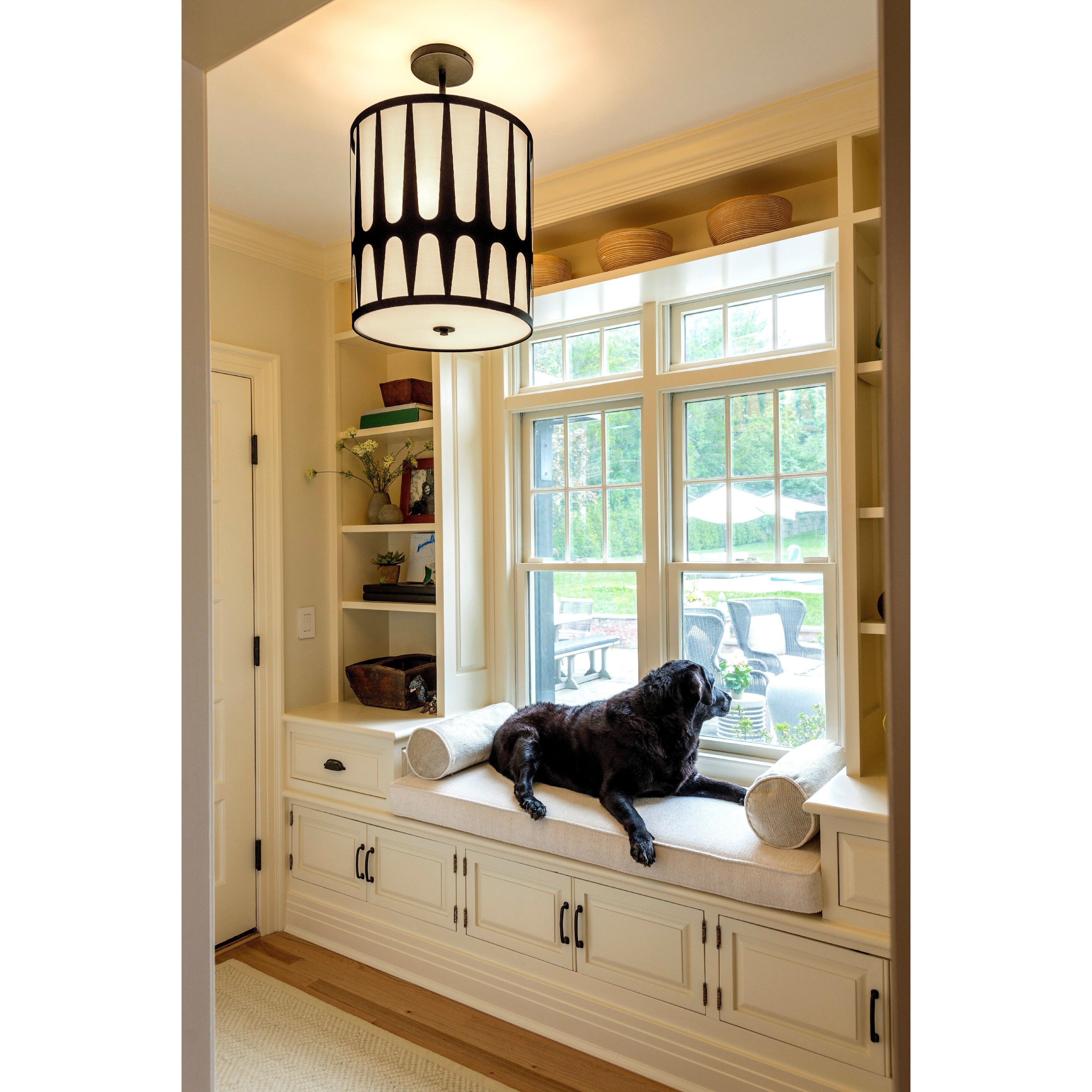 Royston Pendant Ceiling Light in Black