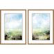 Waterside Collection Antique Gold Wood With Embossed Weave Pattern Framed Art