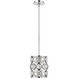 Eternity 1 Light 9 inch Chrome Pendant Ceiling Light