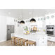 Landry 1 Light 14 inch Matte Black and Brushed Nickel Pendant Ceiling Light