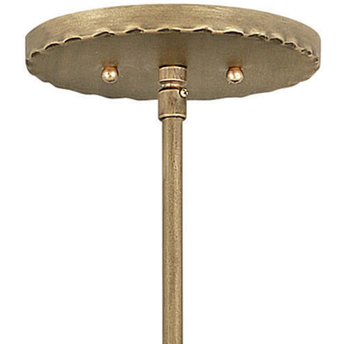 Farrah LED 16 inch Burnished Gold Chandelier Ceiling Light, Semi-Flush Mount