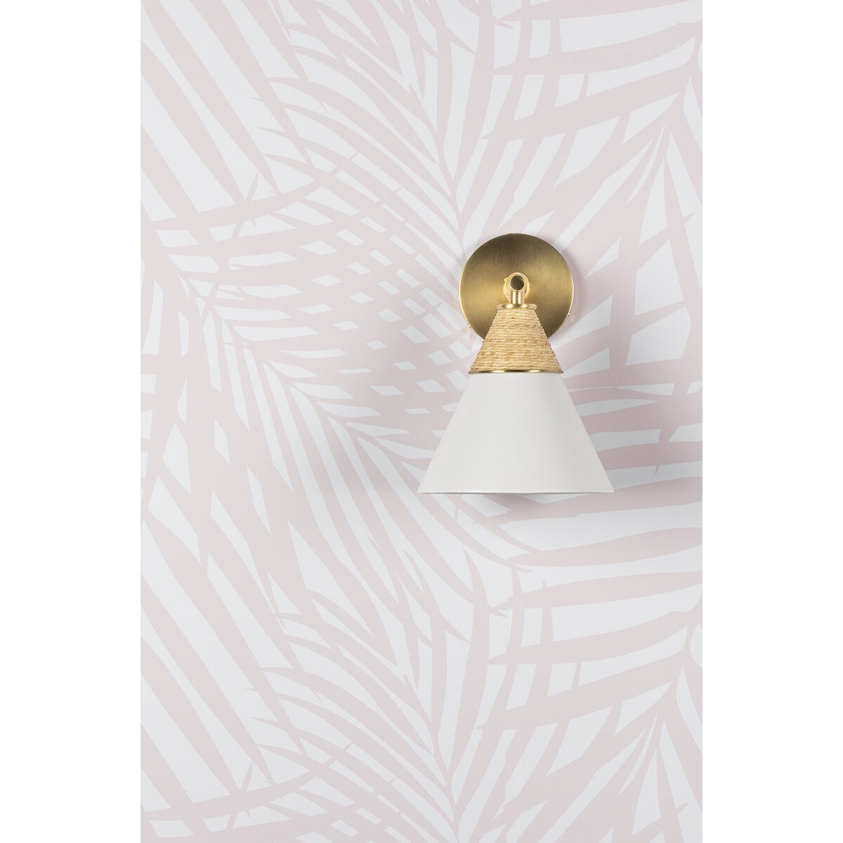 Mica 1 Light 8 inch Aged Brass Wall Sconce Wall Light