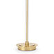 Auburn 30.5 inch 100.00 watt Gold Leaf Table Lamp Portable Light, Buffet Lamp