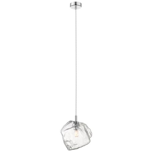 Boulder LED 7 inch Chrome Pendant Ceiling Light 