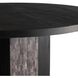 Maddock 60 inch Ebony and Gray Dining Table