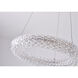Canada LED 20 inch Chrome Chandelier Ceiling Light