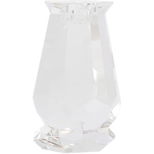 Faceted 6.5 X 3.75 inch Candleholder, Short