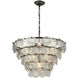 Airesse 9 Light 25 inch Brushed Slate Chandelier Ceiling Light