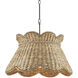 Annabelle 1 Light 24.25 inch Mole Black Pendant Ceiling Light, Large, Suzanne Duin Collection