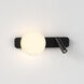 Zeppo 4.33 inch Matte Black Interior Combination Reader Wall Light
