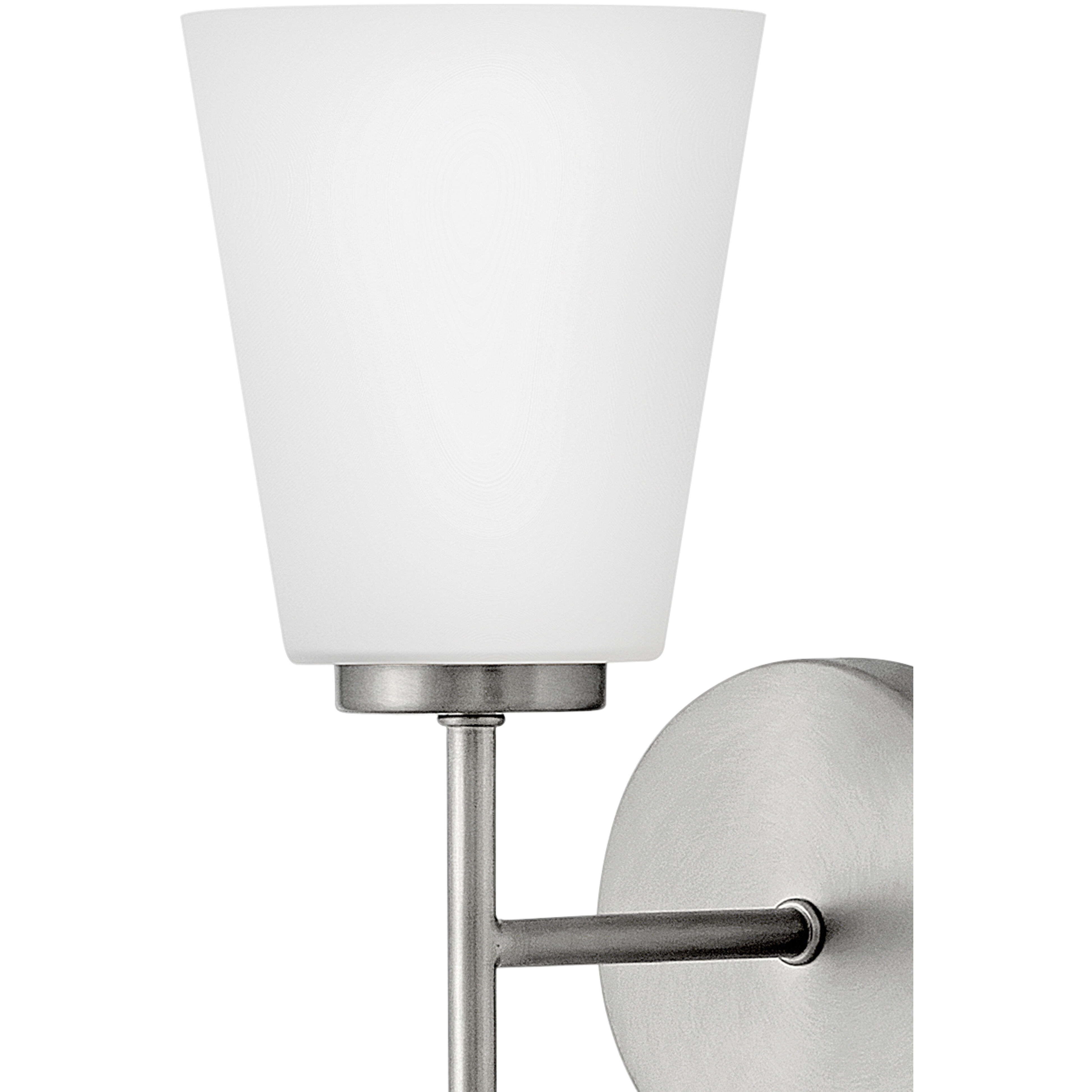 Bri 1 Light 8.25 inch Brushed Nickel Bath Light Wall Light