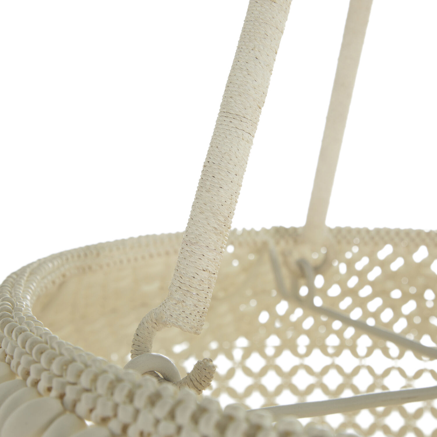 Rita 4 Light 34 inch Winter White / Natural Pendant Ceiling Light