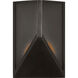 Kelly by Kelly Wearstler Punto LED 10.3 inch Bronze Outdoor Wall Lantern