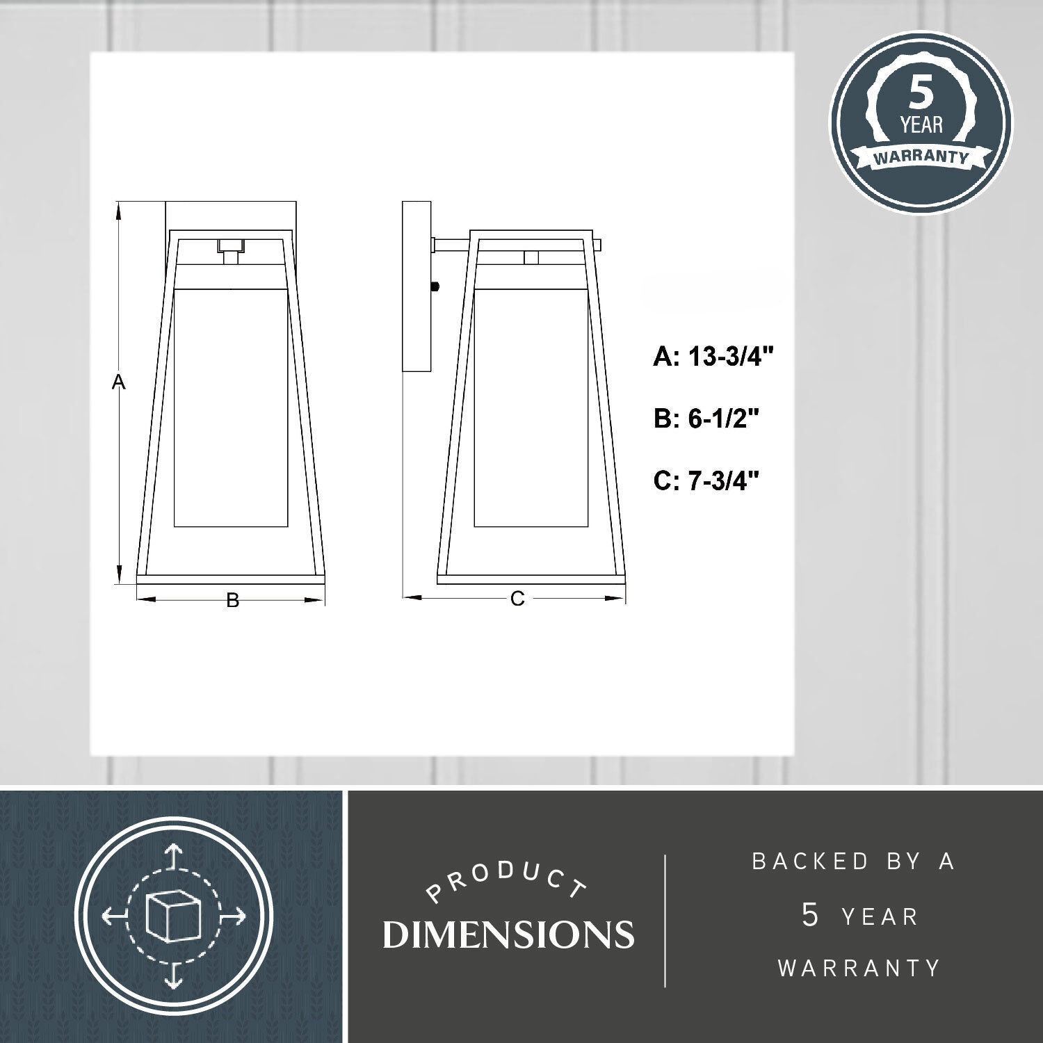 Nash LED 13.75 inch Textured Black Outdoor Wall