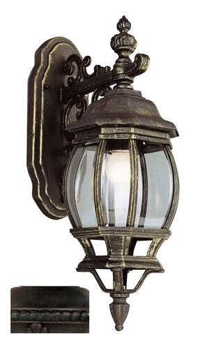 Francisco 1 Light 20 inch Rust Outdoor Wall Lantern