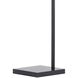 Stretch 75 inch 60 watt Matte Black Arc Floor Lamp Portable Light