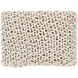 Deacon 60 X 50 inch Cream Throw, Rectangle