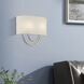 Stratton 2 Light 13 inch Brushed Nickel ADA ADA Sconce Wall Light
