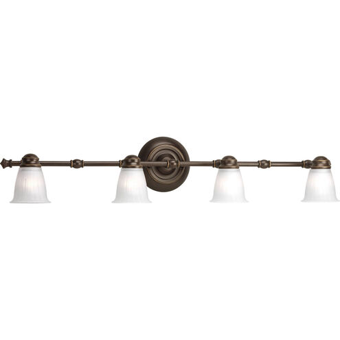 Renovations 4 Light 32 inch Forged Bronze Close-to-Ceiling Ceiling Light