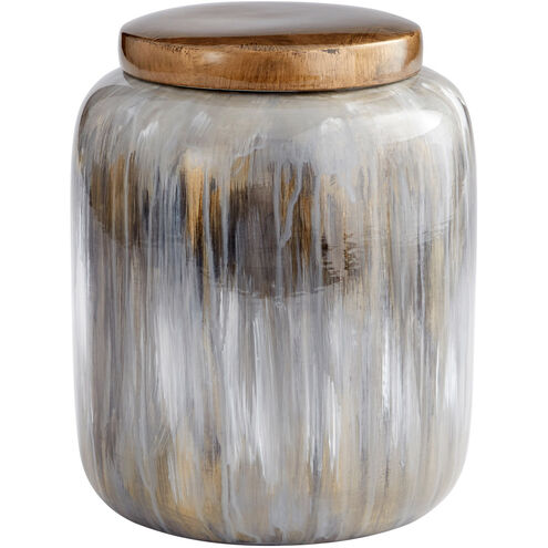 Spirit Drip Olive Glaze Container