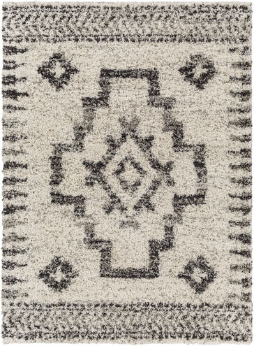 Capella Shag 120 X 94 inch Light Grey Rug, Rectangle